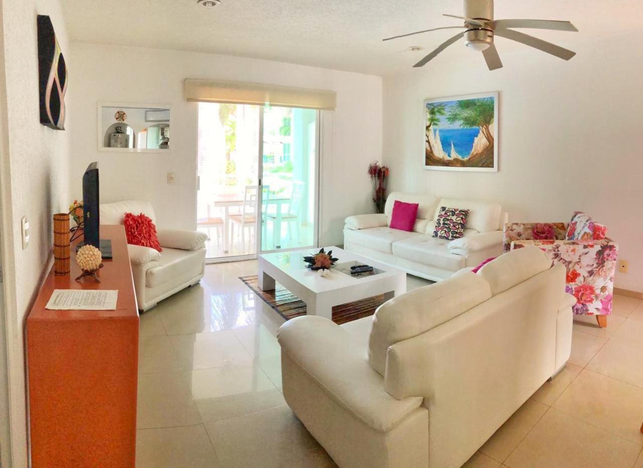 Depa De Dos Recamaras En Acapulco Diamante Frente Arena Gnp Apartamento Exterior foto